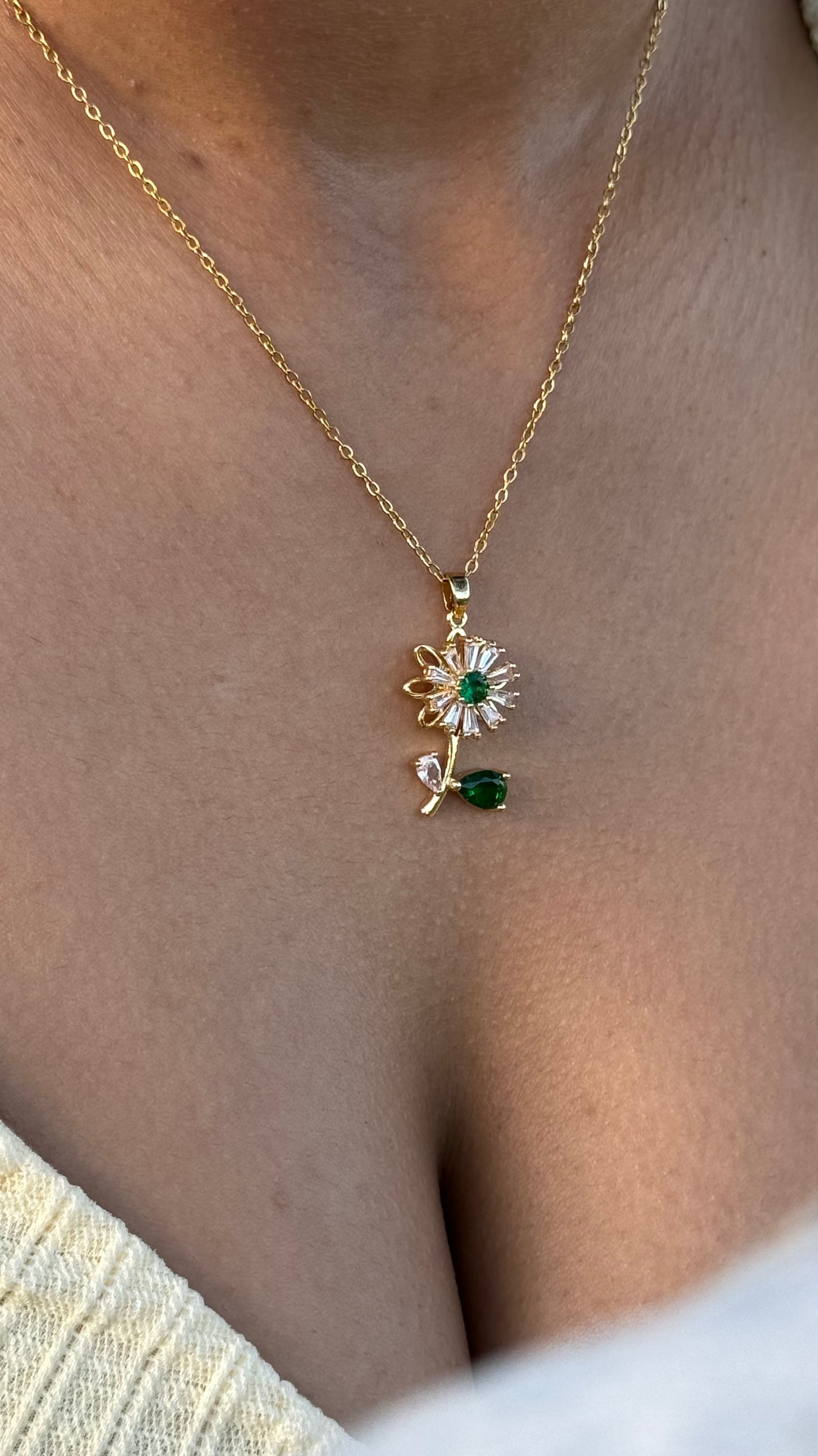 Sunflower Fidget Necklace