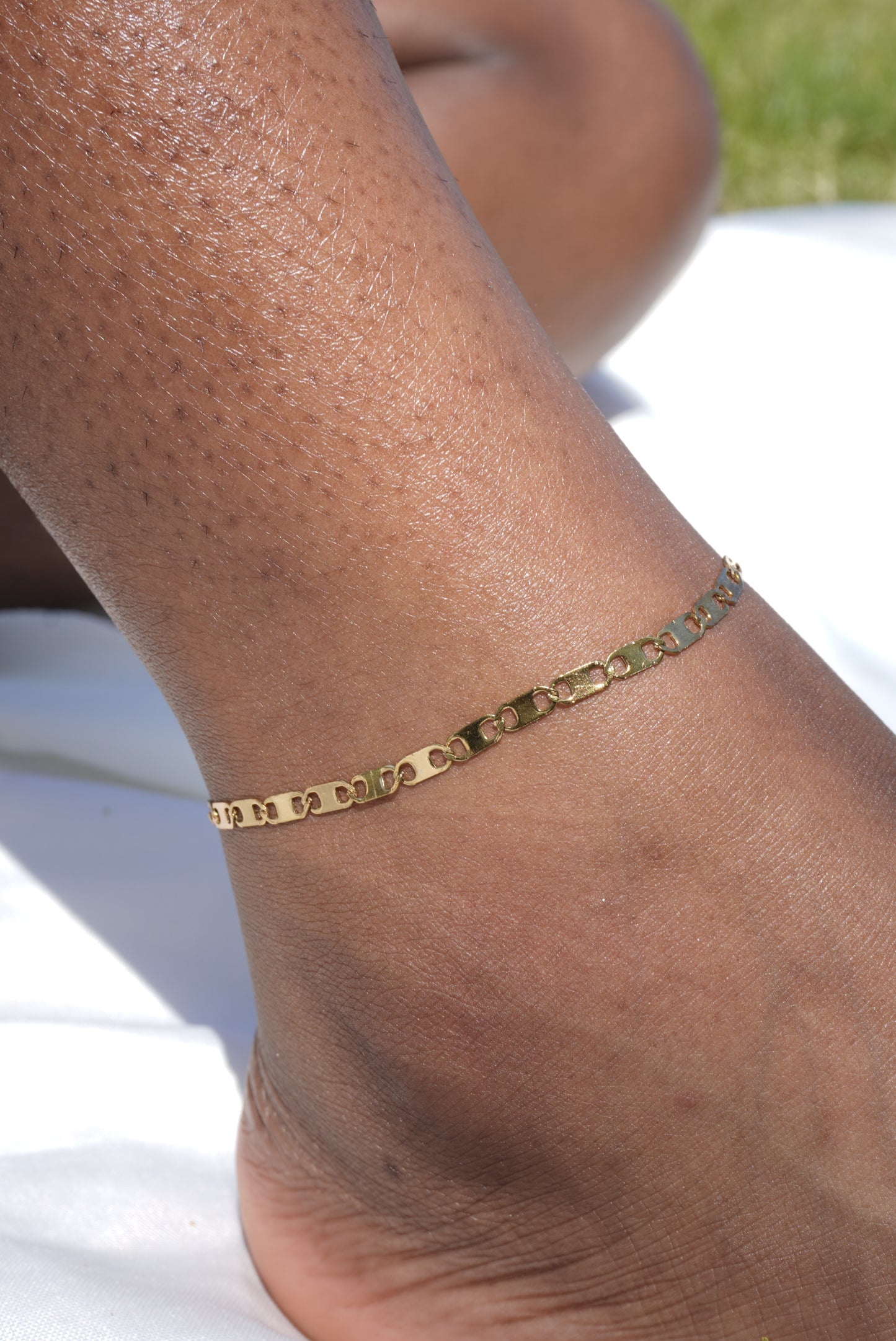 Dainty Cap Chain Anklet