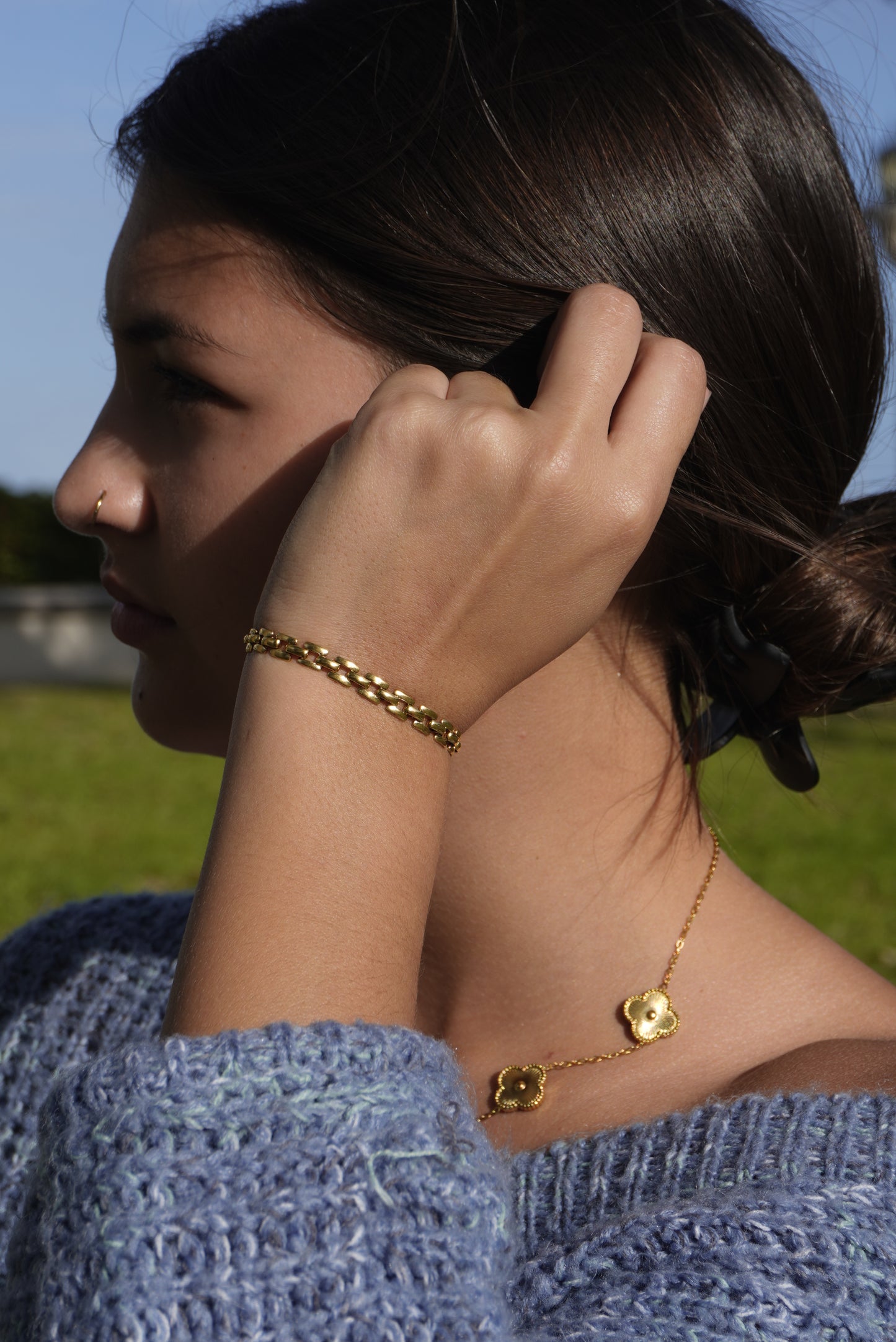 Plain Buckle Bracelet