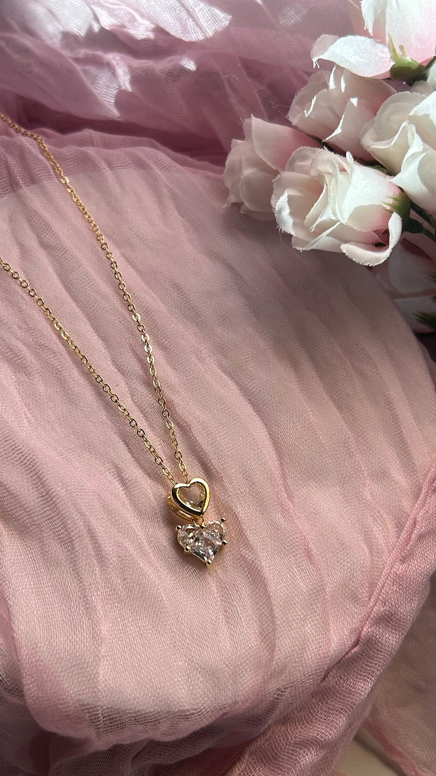 Heart Crystal Necklace