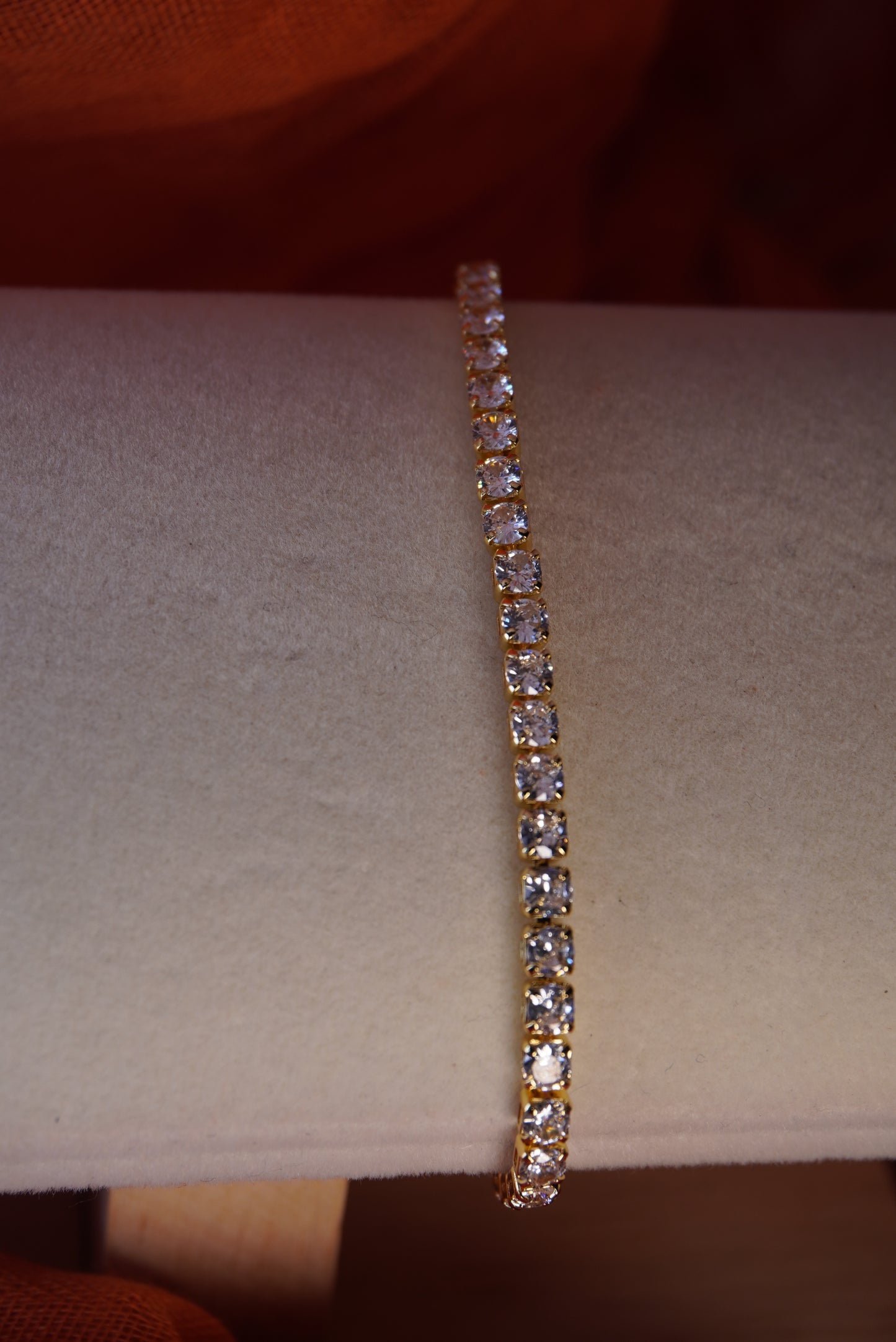 Gold Mini Tennis Bracelet