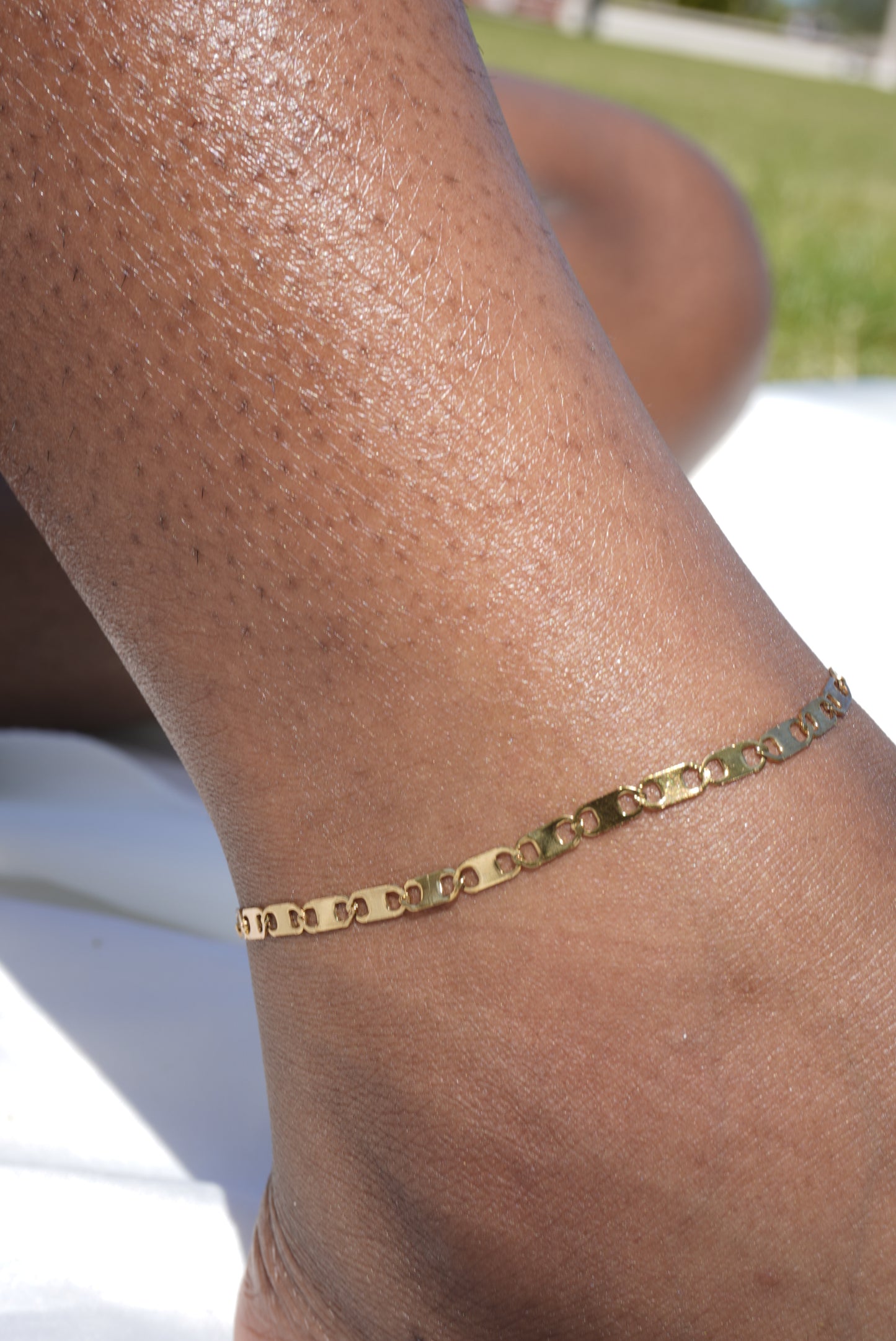 Dainty Cap Chain Anklet