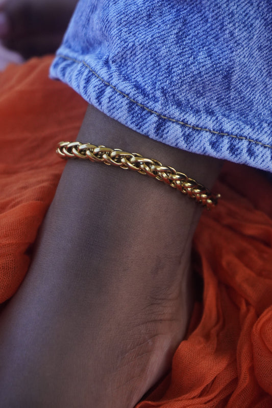 Thick Link Chain BraceAnklet