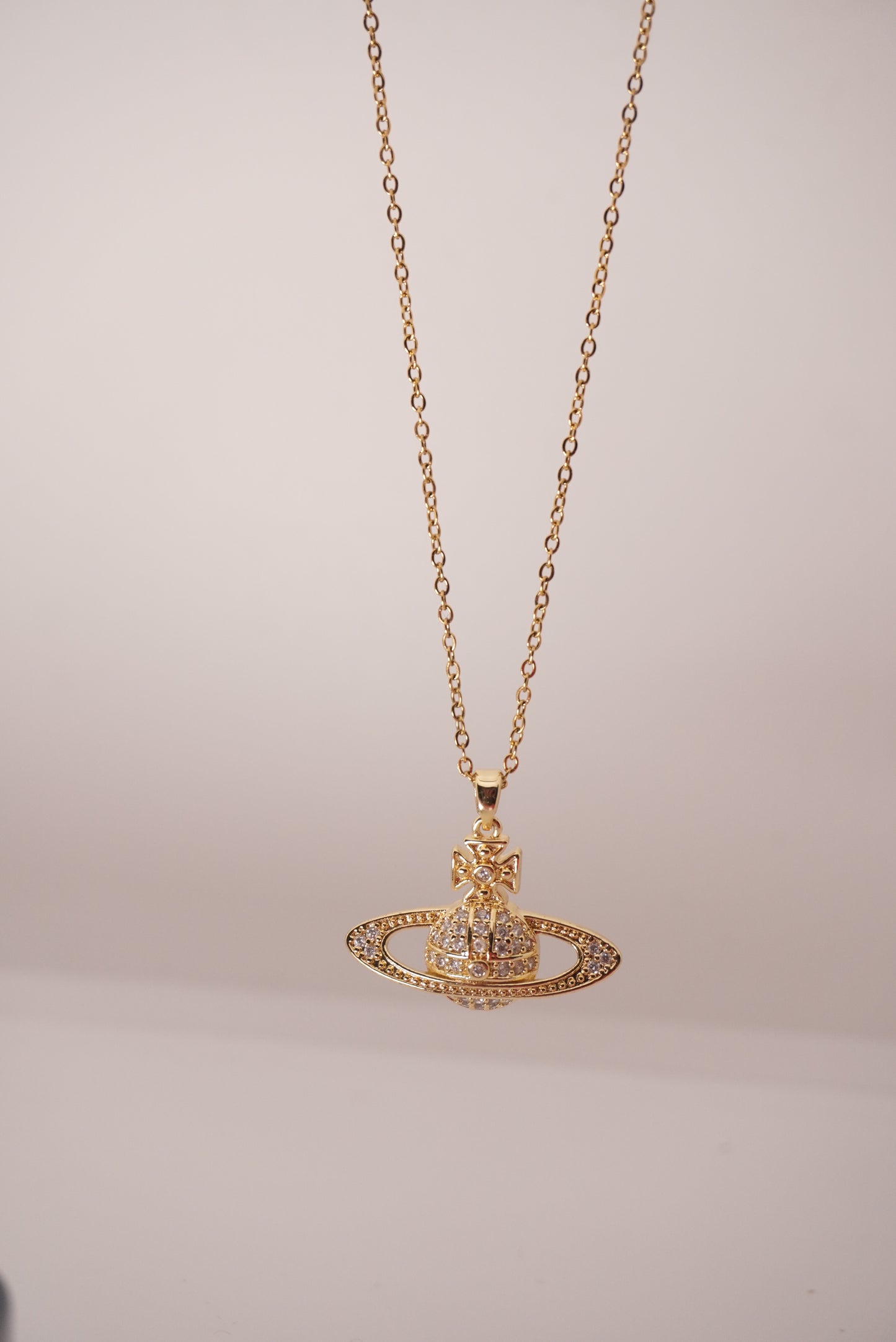 Modern Vivine Planet Necklace