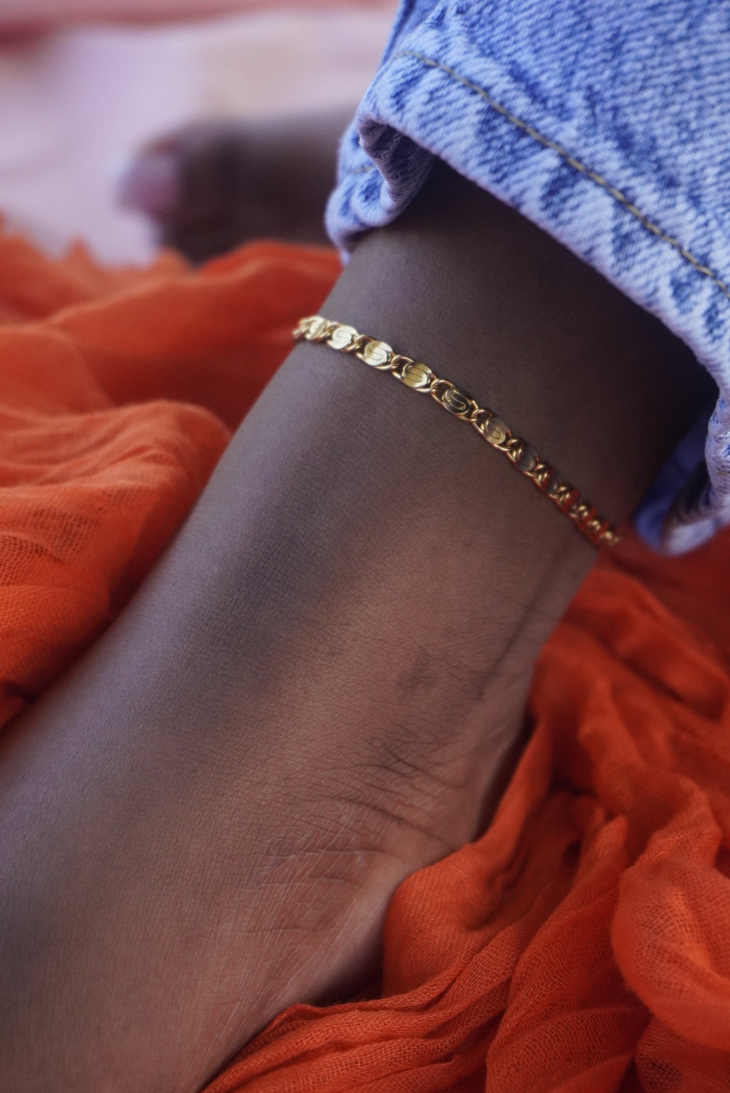 Old School Spiral BraceAnklet