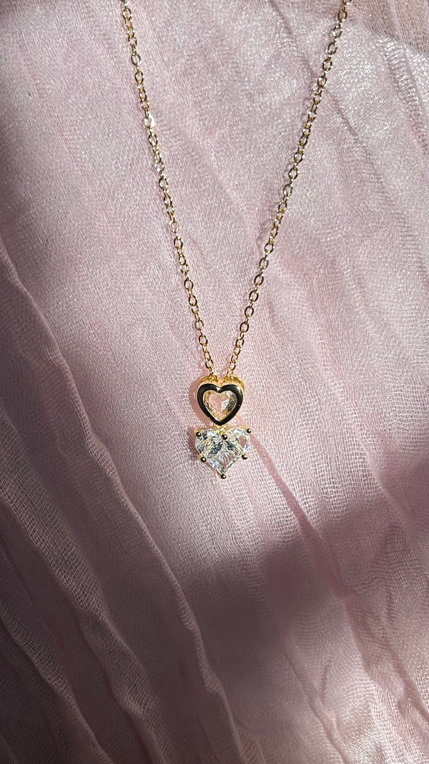 Heart Crystal Necklace