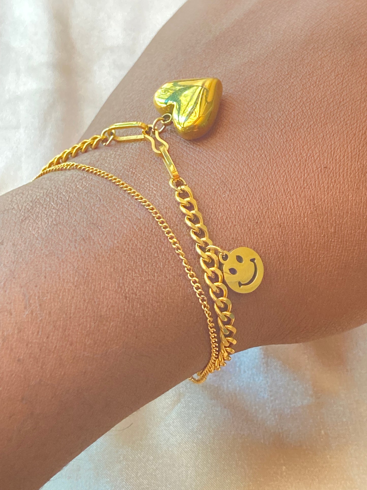 Heart Smiley Bracelet