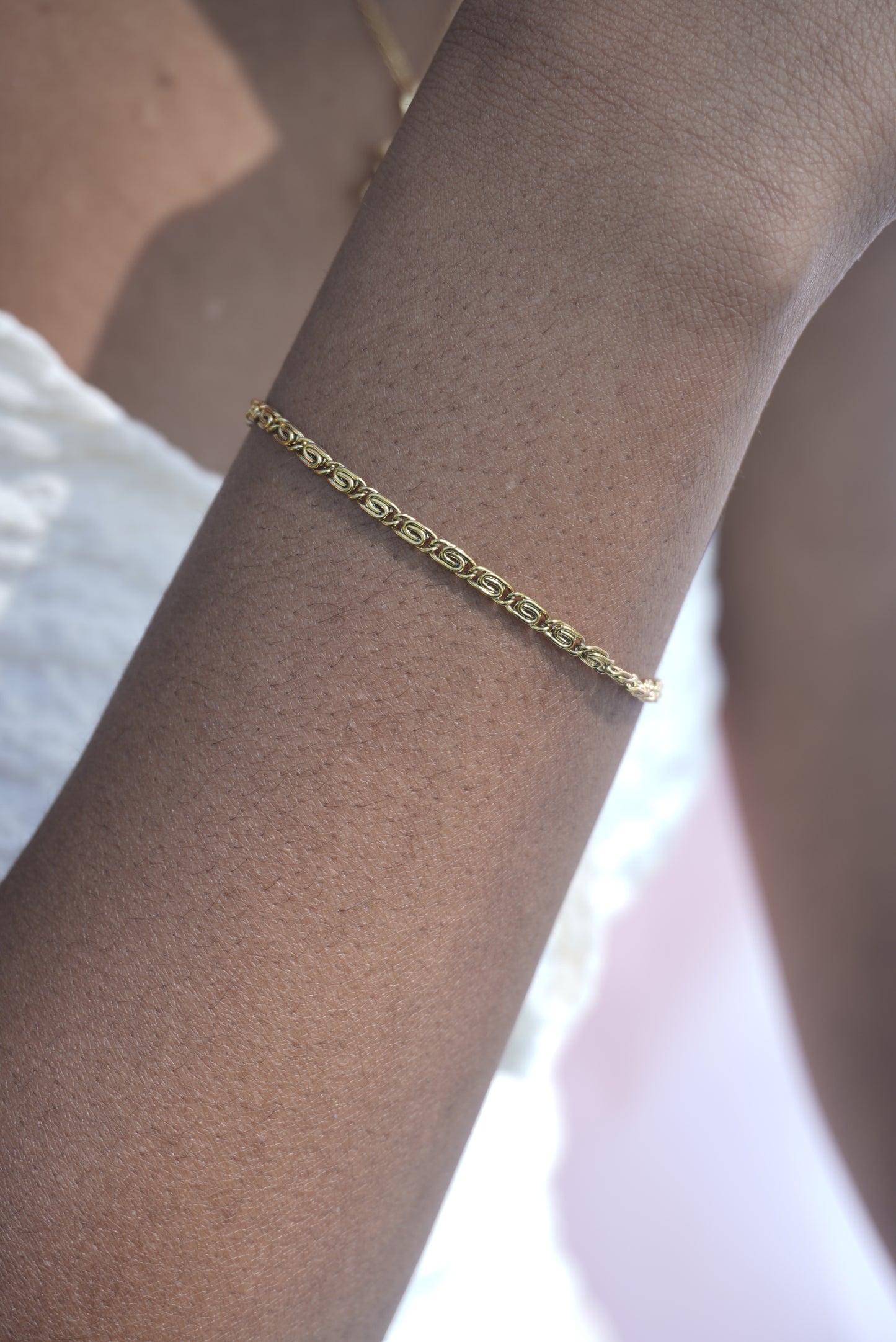 Spiral Chain Bracelet