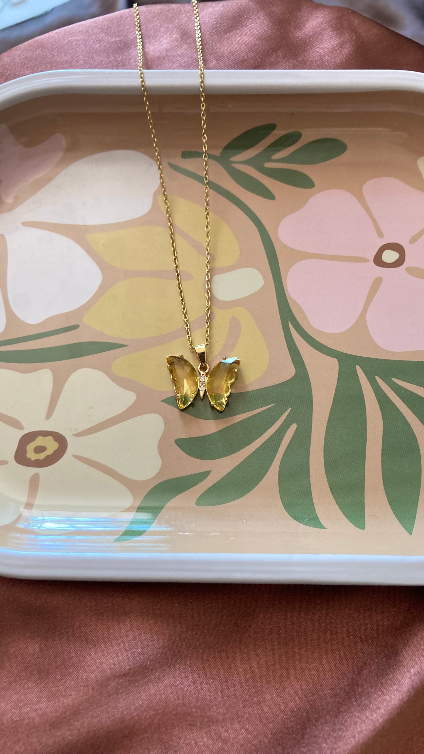 Resign Butterfly Necklace