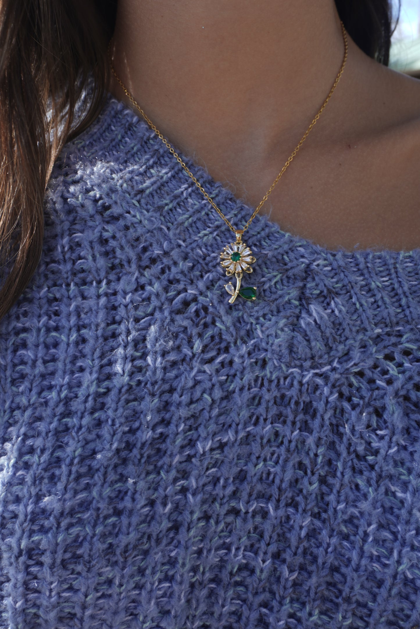 Sunflower Fidget Necklace