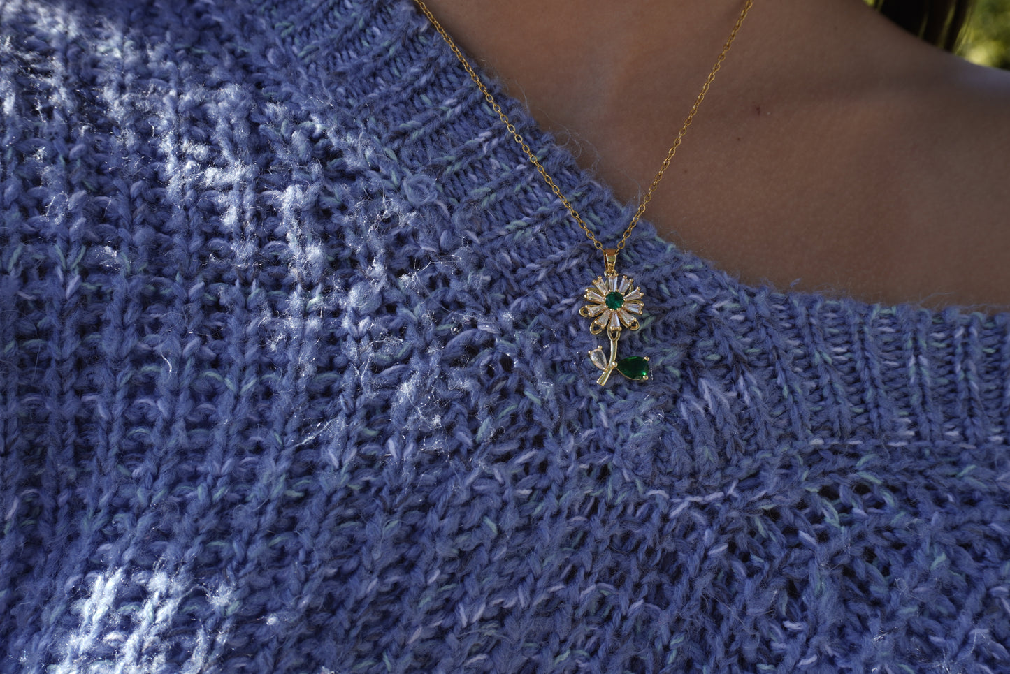 Sunflower Fidget Necklace