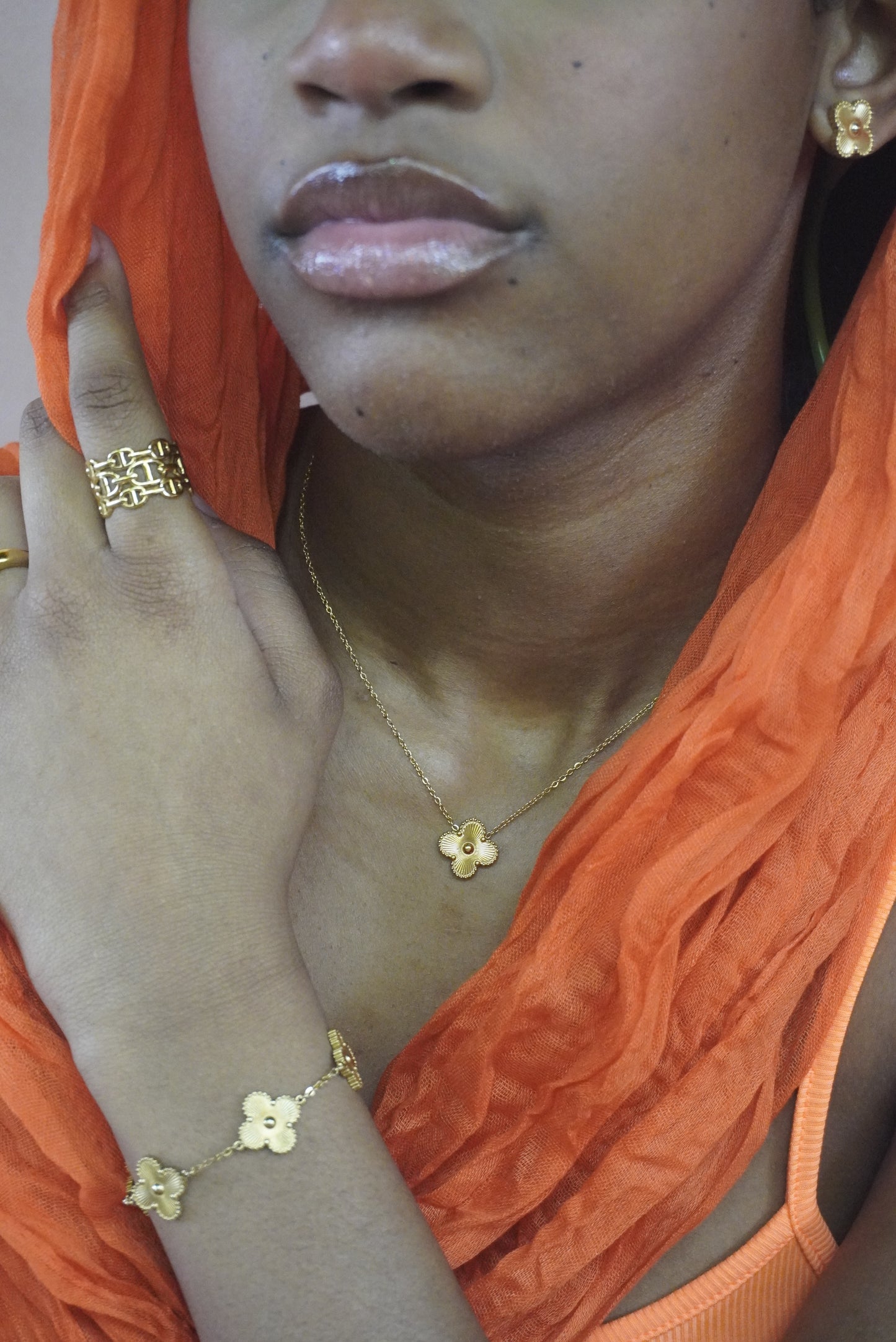 Slim Clover Necklace