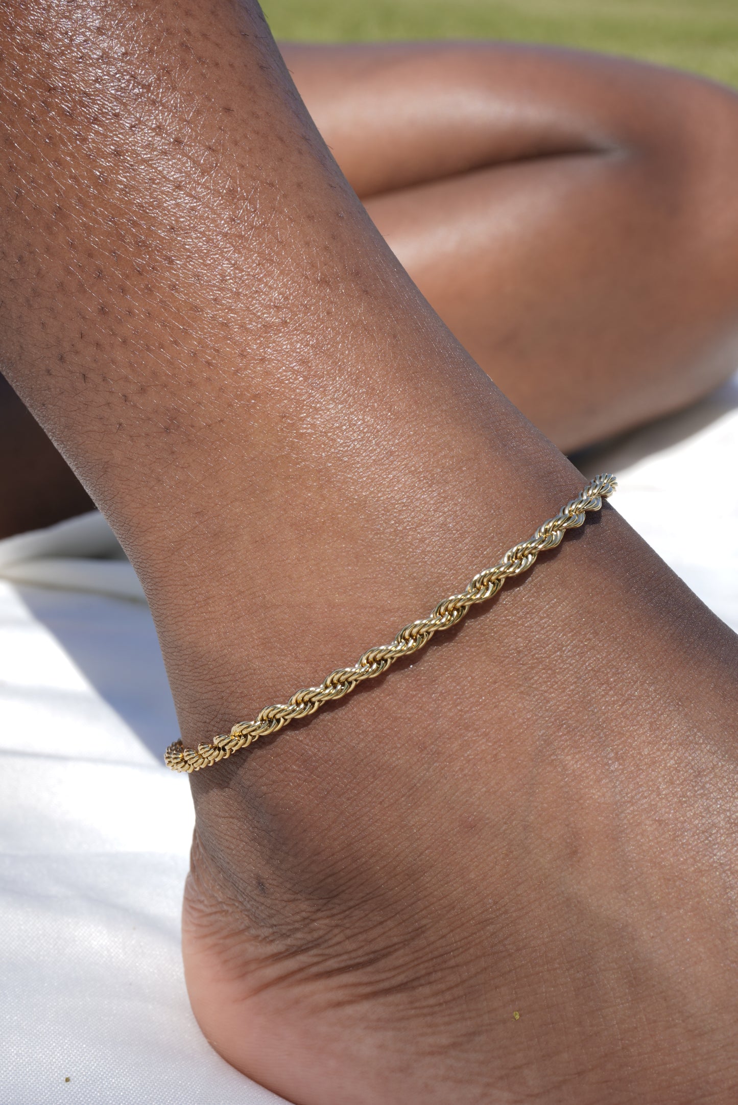 Rope Twist Chain Anklet