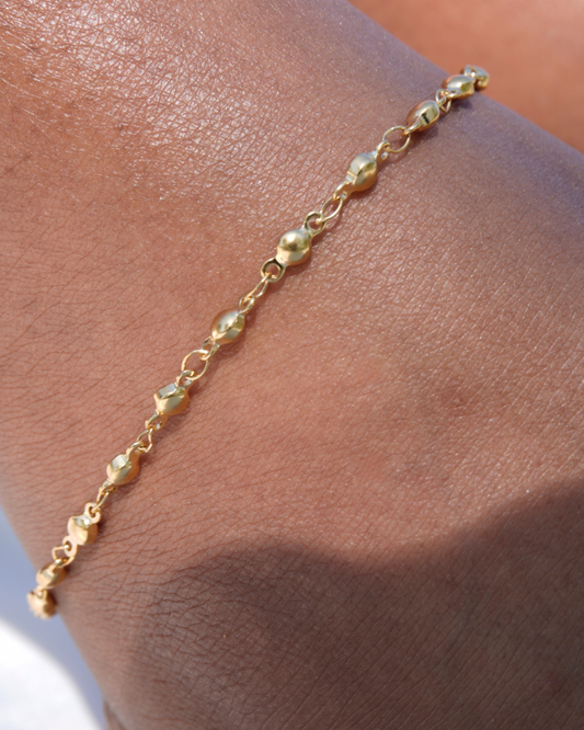 Circular Gold Anklet