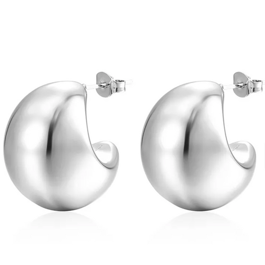 Semicircle Hoop Earrings