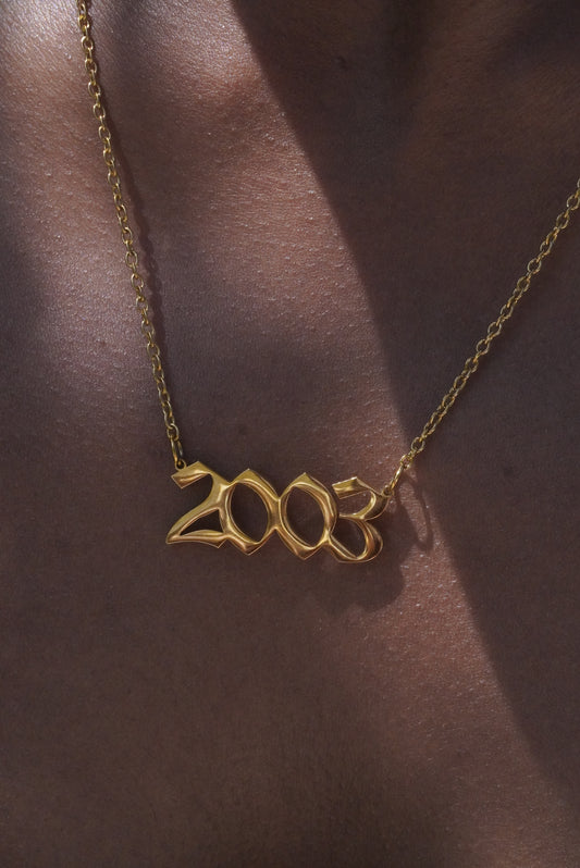 Birth Year Necklace