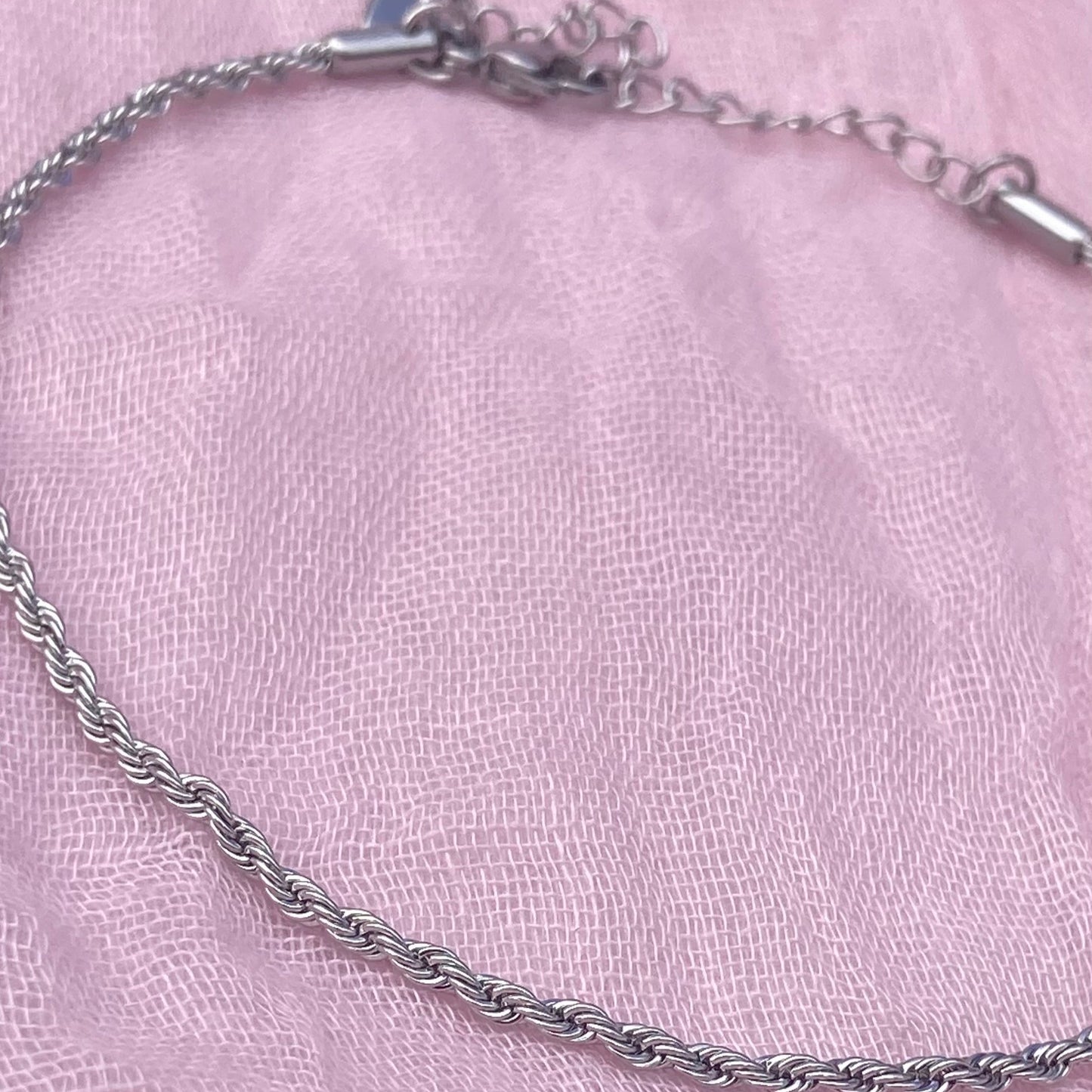 Rope Twist Chain Anklet