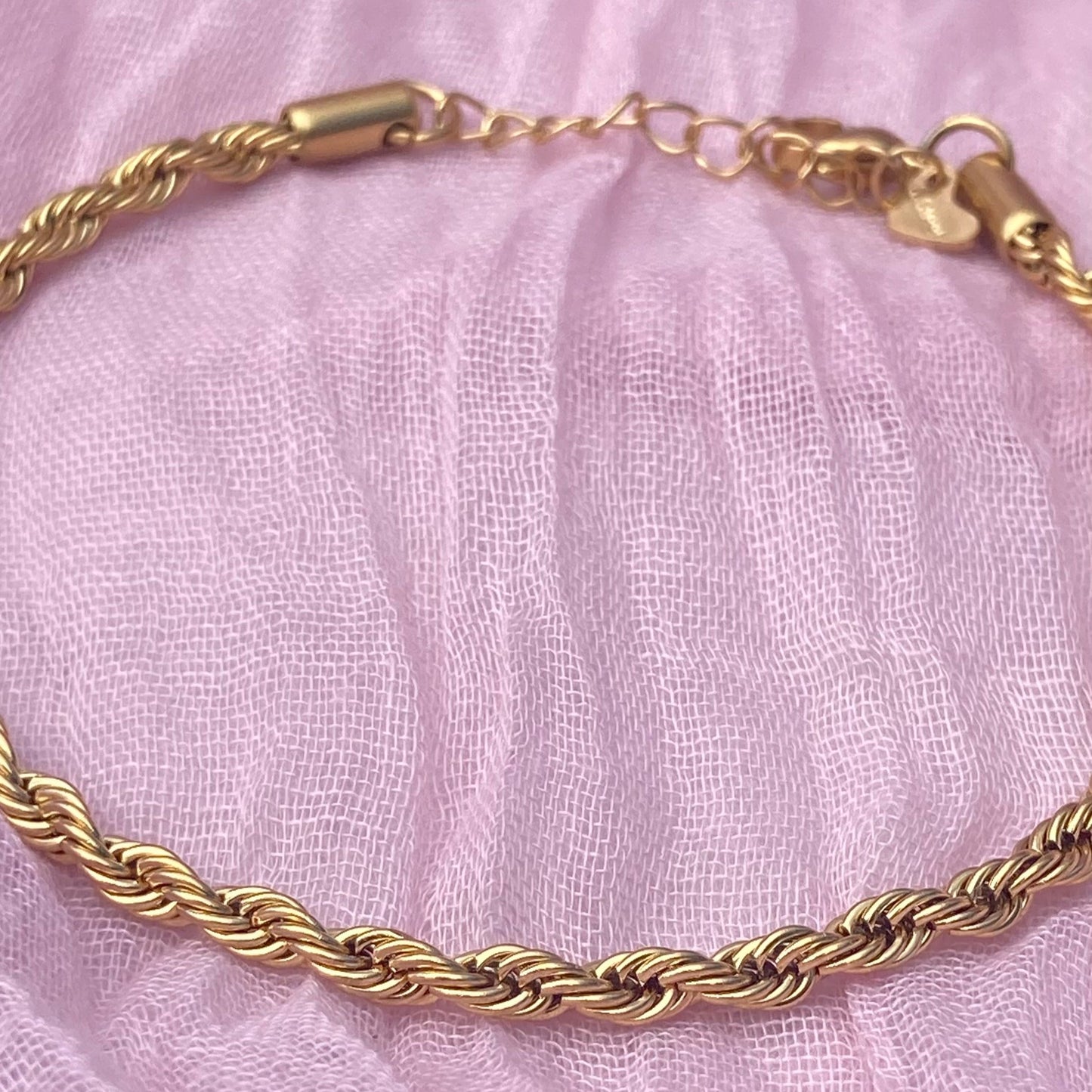 Rope Twist Chain Anklet