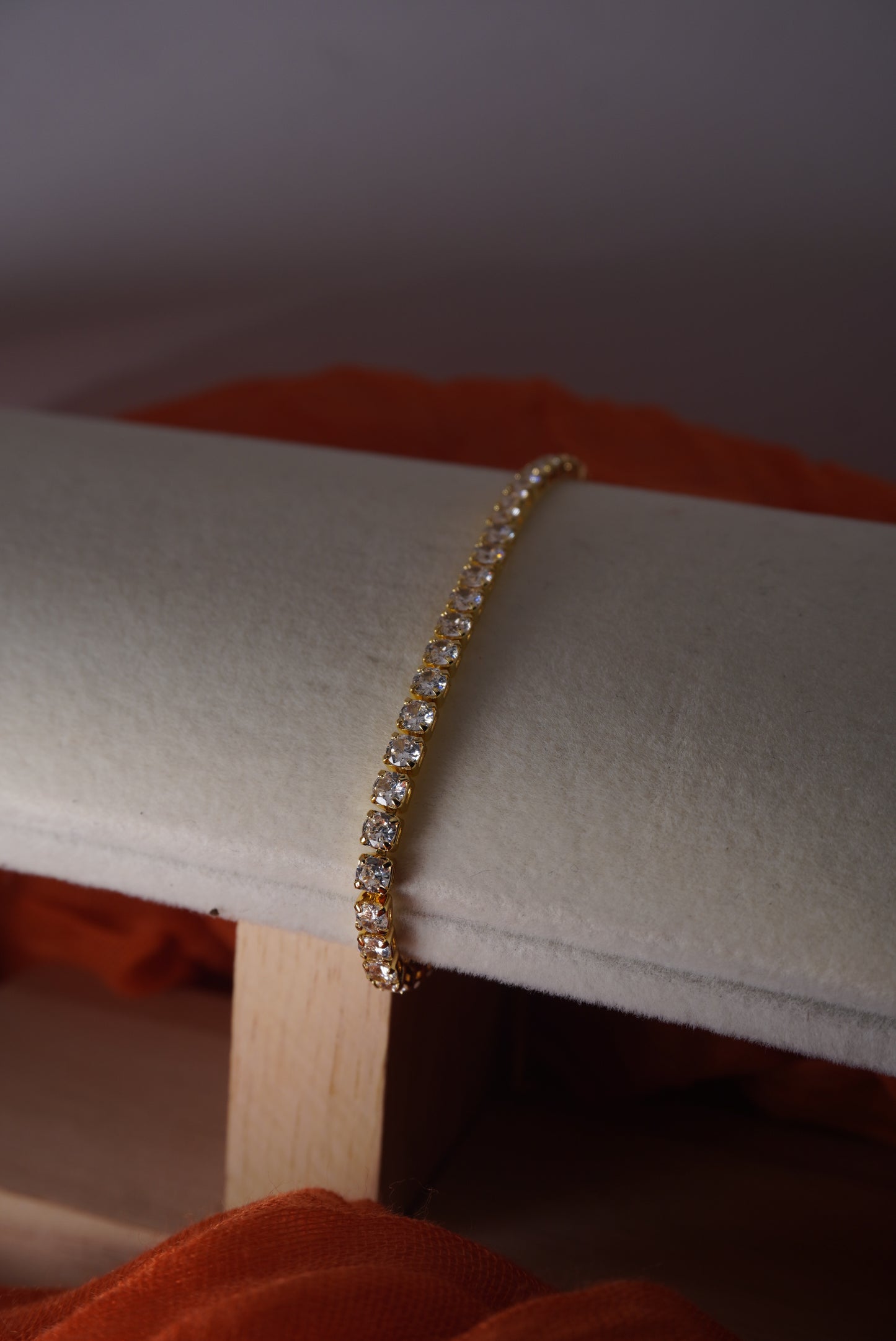 Gold Mini Tennis Bracelet