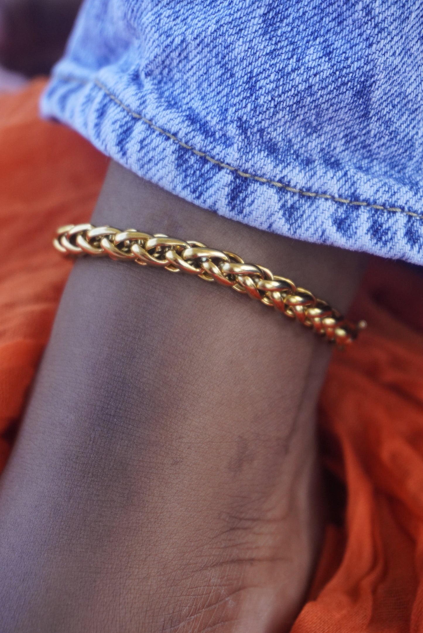 Thick Link Chain BraceAnklet