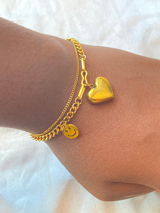 Heart Smiley Bracelet