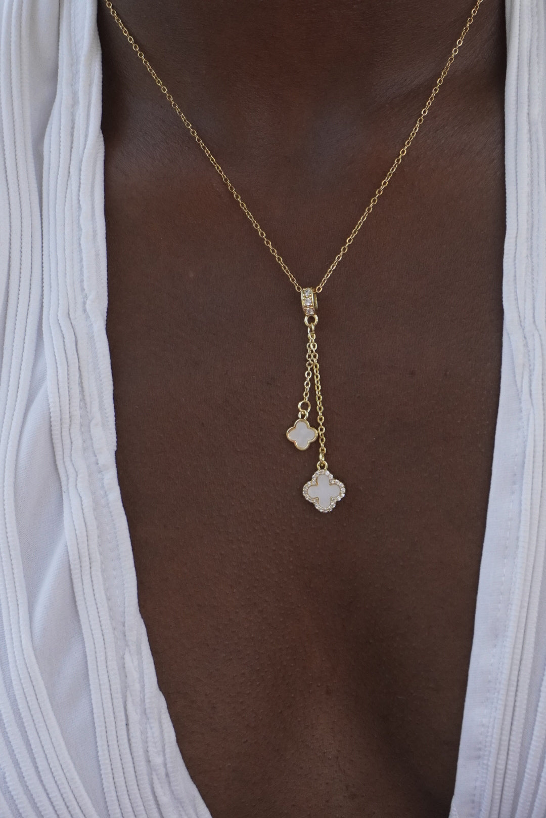 Long Clover Mid Necklace