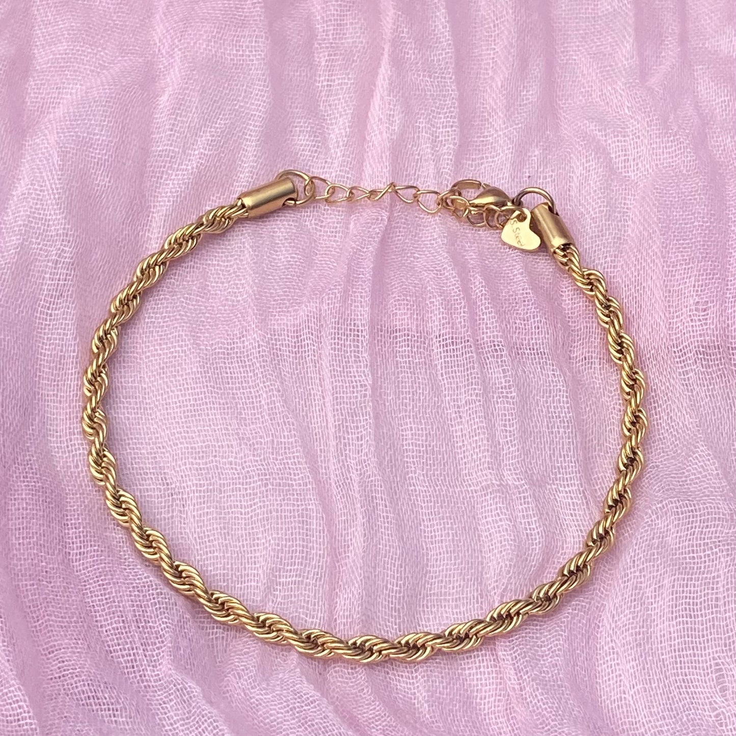 Rope Twist Chain Anklet