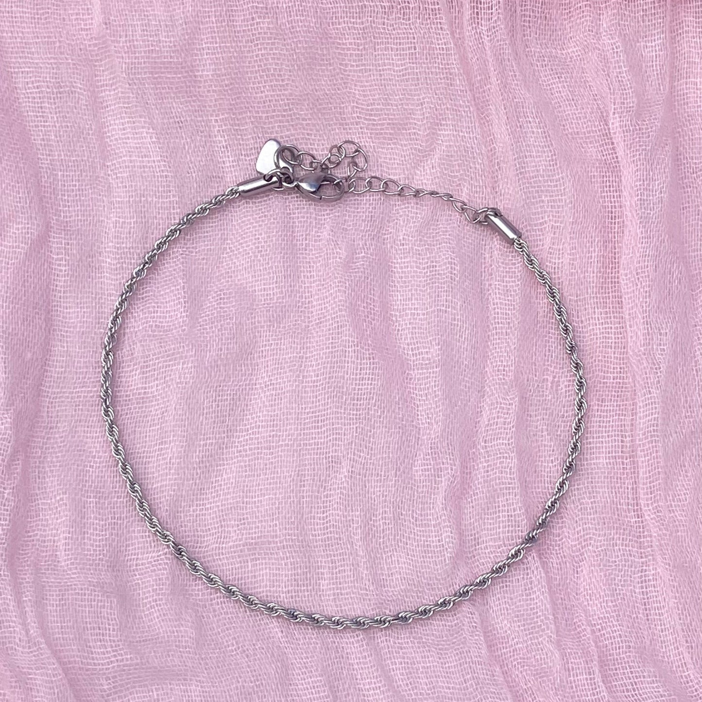 Rope Twist Chain Anklet