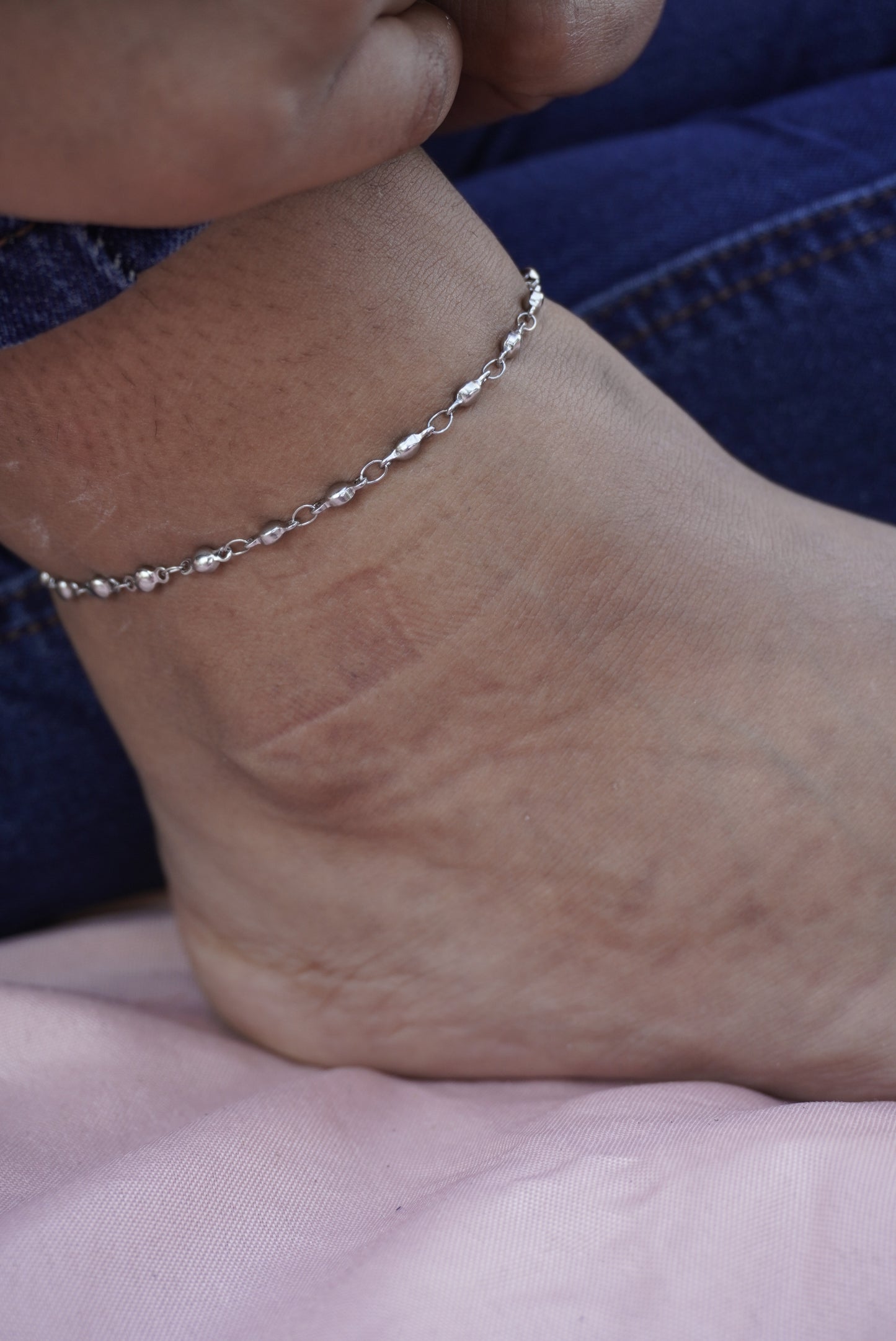 Circular Gold Anklet