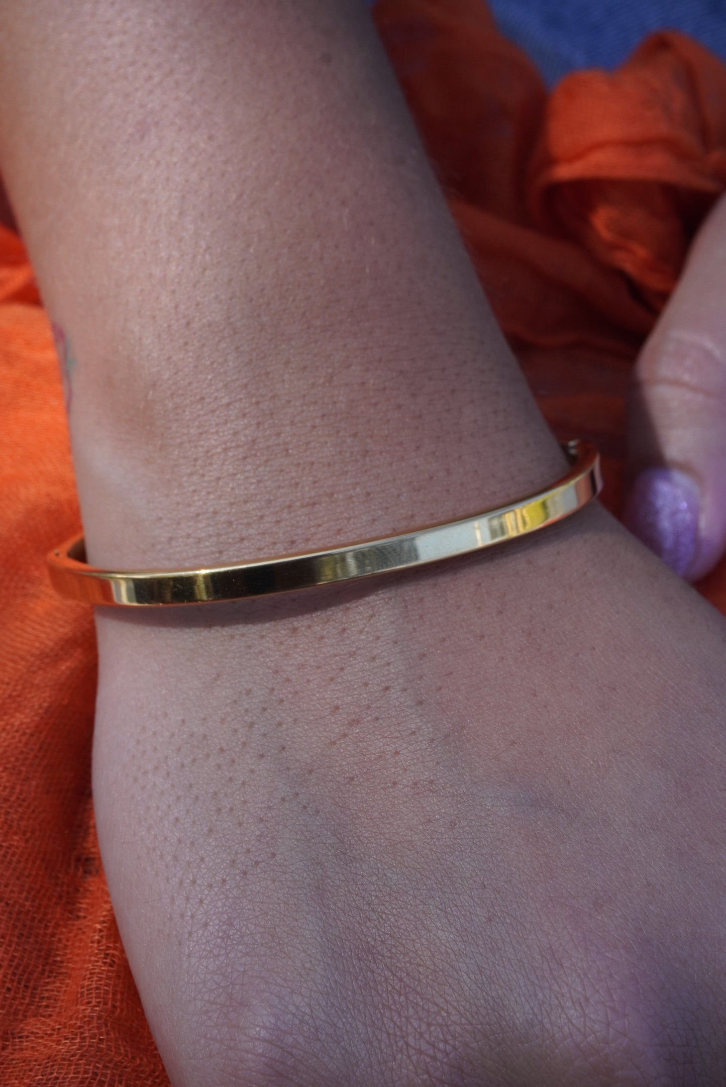 Plain Bangle Bracelet