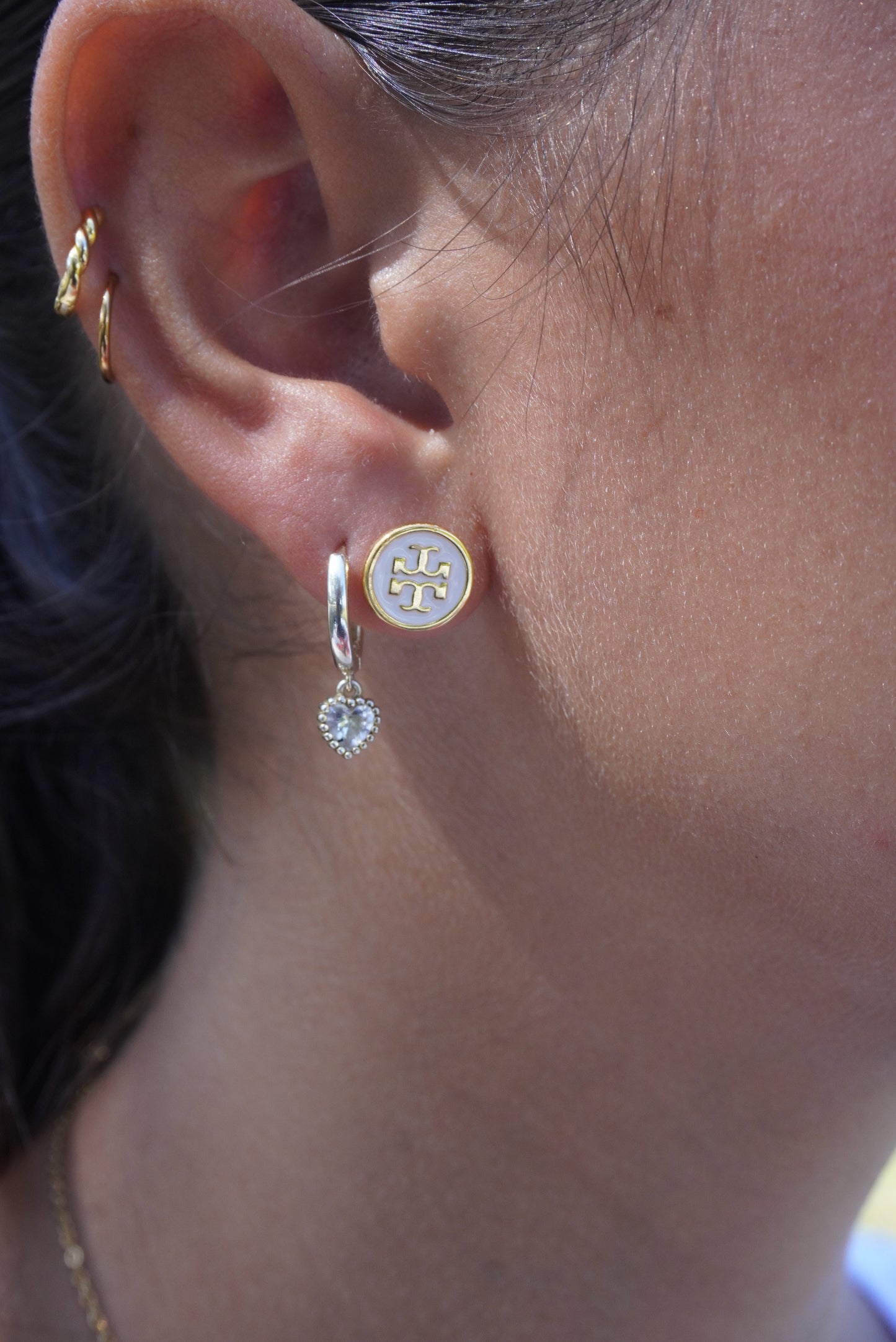 Abstract Stud Earrings