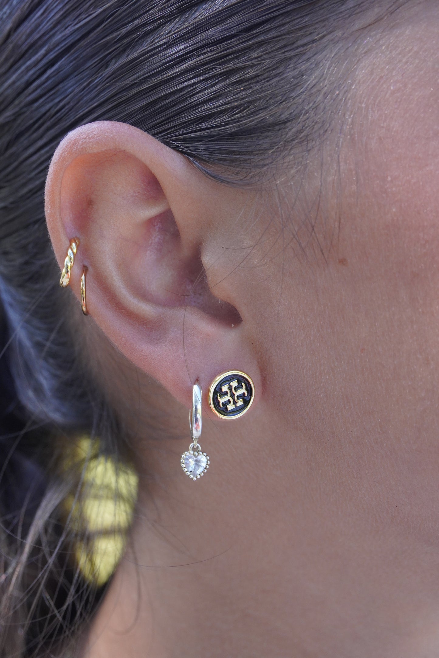 Abstract Stud Earrings