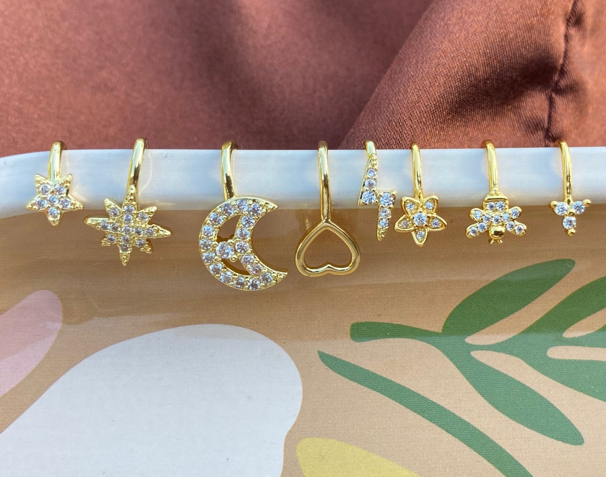 Slide On Nose Ring Ear Cuff