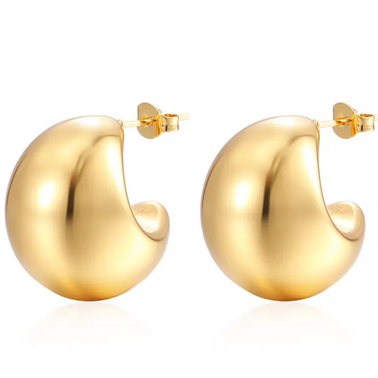 Semicircle Hoop Earrings