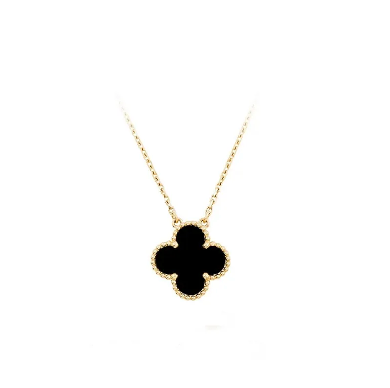 Solid Color Clover Necklace