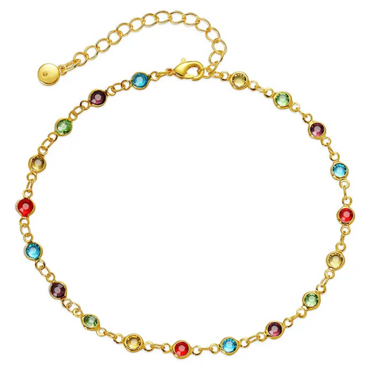 Colorful Bead Anklet