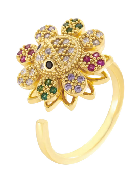 Fidget Flower Ring